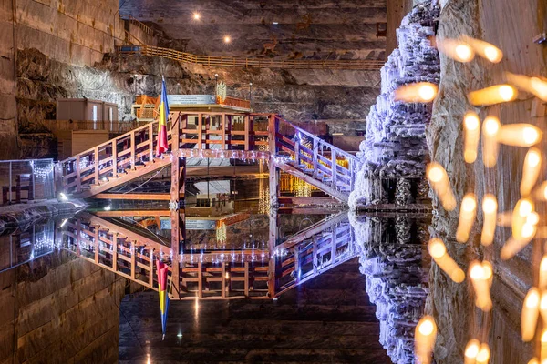 Slanic Prahova Salt Mine — Stock Photo, Image