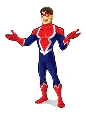 Dostu süper kahraman hoş geldiniz