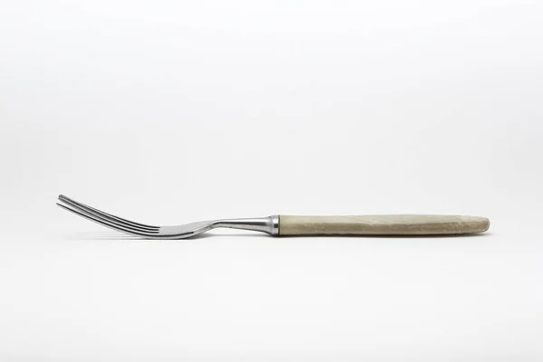 Tenedor de comedor sobre fondo blanco — Foto de Stock