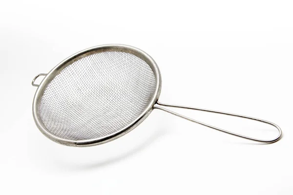 The strainer on white background — Stock Photo, Image