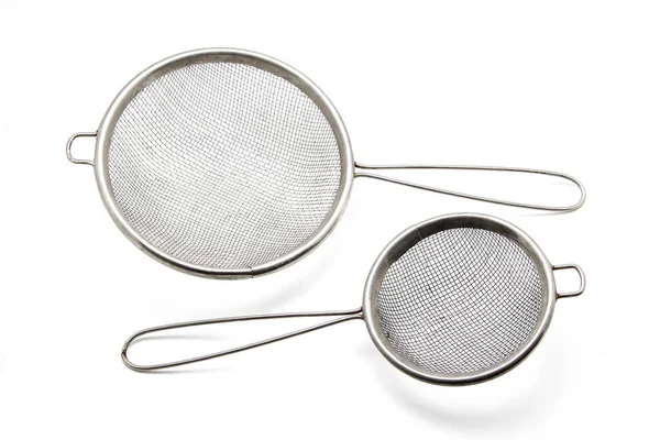 The strainer on white background — Stock Photo, Image