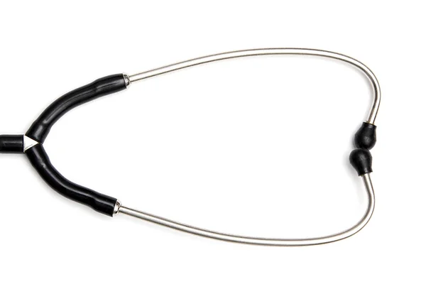 Endoscópio médico sobre fundo branco — Fotografia de Stock