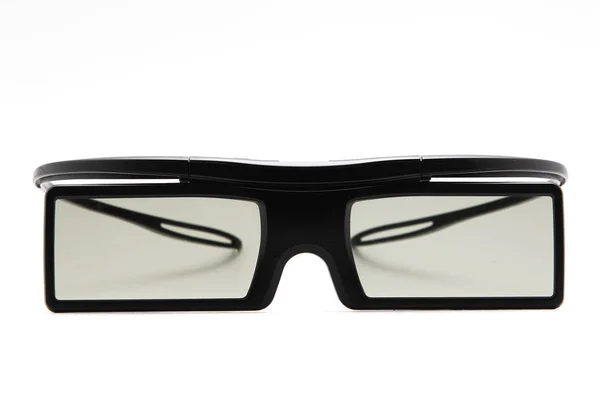 3D bril voor Tv op witte achtergrond — Stockfoto