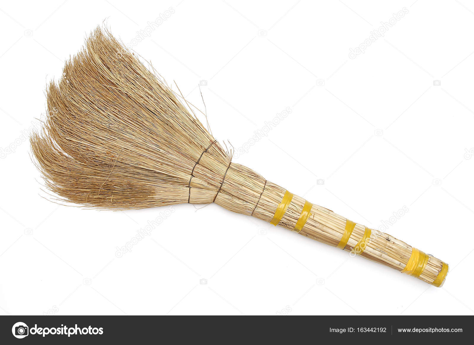 A small broom on white background Stock Photo by ©Zaharov43 163442192