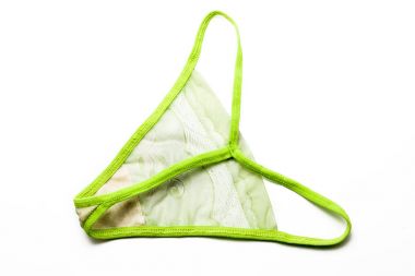 Beyaz arka plan üzerinde tanga dizeleri