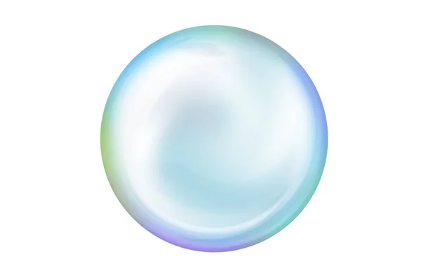Soap Bubble Isolated White Background — Stock Photo, Image