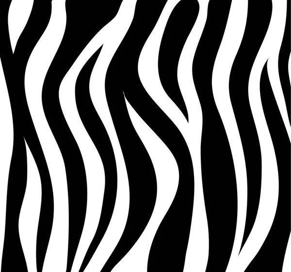 Zebra rayures fond abstrait noir et blanc comme peau. Vecto — Image vectorielle