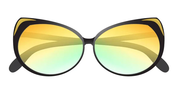 Gafas de sol glamour. Ilustración vectorial — Vector de stock