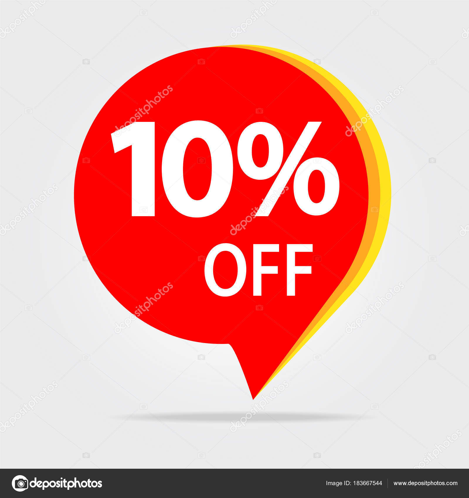 10 Off セール割引バナーです価格のタグを提供してください