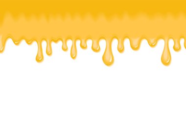 Beyaz arka planda, hisse senedi vektör illustrat desen bal damlar