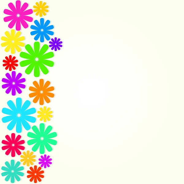 Абстрактний квітковий фон, фон Векторні ілюстрації — стоковий вектор