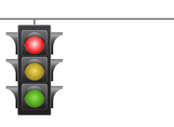 Traffic light vector illustration — Stock Vector