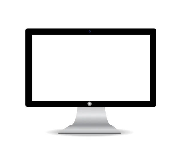 Esta imagen es un archivo vectorial que representa un monitor de computadora disp — Vector de stock