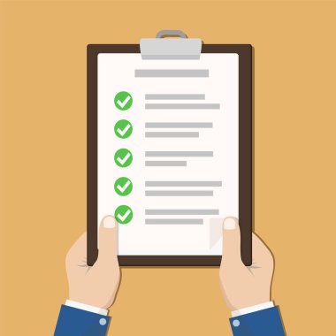 Pano onay listesinde eller işadamı ile. 