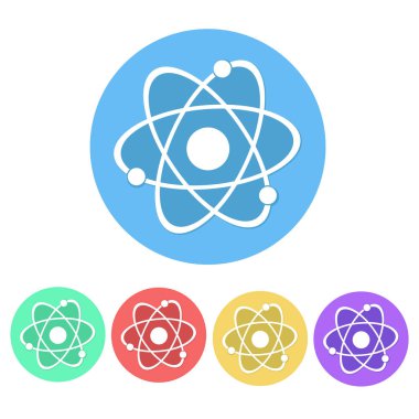 Molekül kutsal kişilerin resmi düğme hisse senedi vektör kümesi