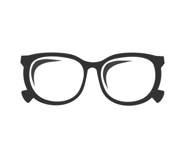 Gözlük simgesi. Vektör çizim. Tasarım öğeleri. Gözlük 