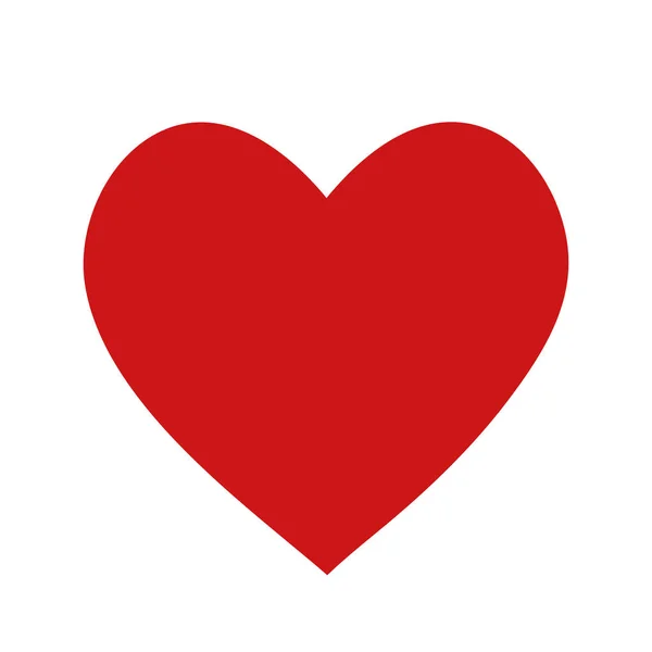 Speelkaart hart pak platte pictogram voor apps en websites, voorraad v — Stockvector