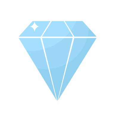 Baklava simgesini izole, karikatür tarzı lüks Crystal 