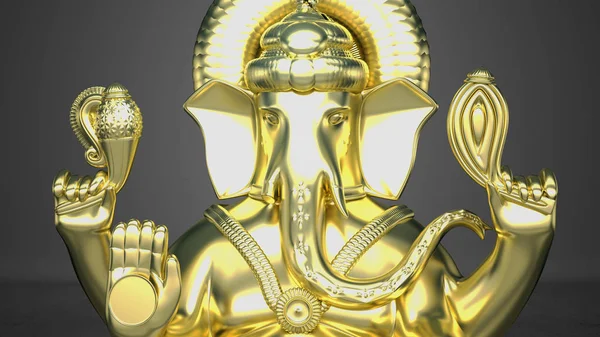 Ganesha, shiva, Buda, espiritualidade, ilustração 3d — Fotografia de Stock