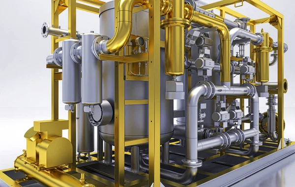 3D çizim Boru Sanayi