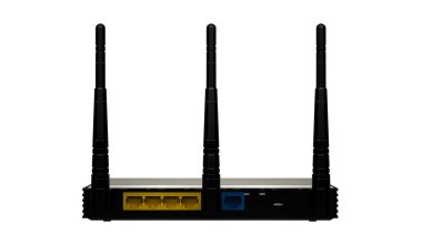 Modem yönlendirici Wifi, Internet bağlantısı, IP, Adsl, ağ, 3d çizim