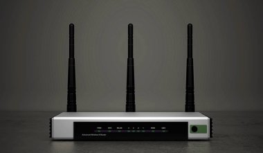 Modem yönlendirici Wifi, Internet bağlantısı, IP, Adsl, ağ, 3d çizim