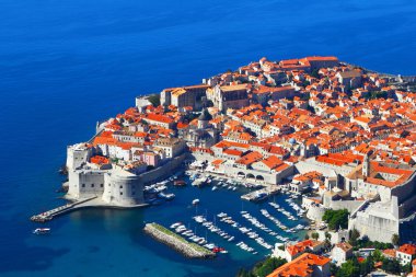 Dubrovnik, Croatia.Top görünümü.