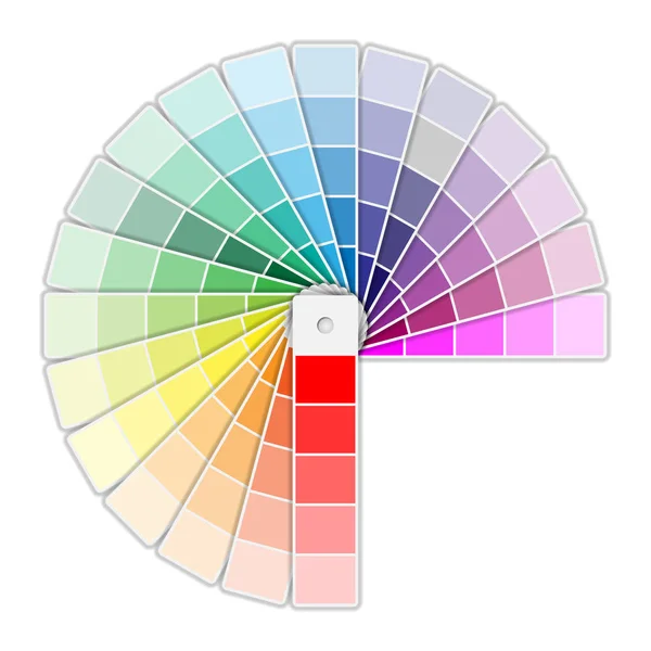 Icona tavolozza colori isolata su sfondo bianco . — Vettoriale Stock