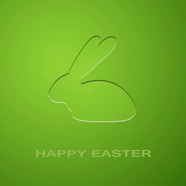 Easter Icon Rabbit — Stock Vector