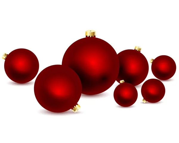 Set de bolas de Navidad — Vector de stock