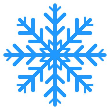 Kışın kar taneleri beyazlarda izole olur.