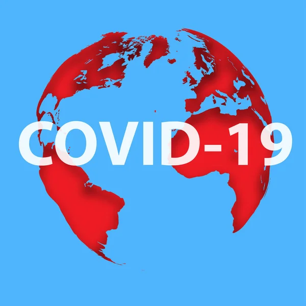 Coronavirus Epidemic Planet Earth 2019 Ncov Viral Danger Concept All — Stock Vector