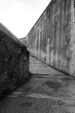 Tarihi kalenin içinde bir rampa