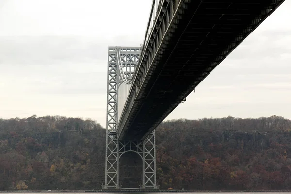 Uma ponte na cidade de NYC — Fotografia de Stock