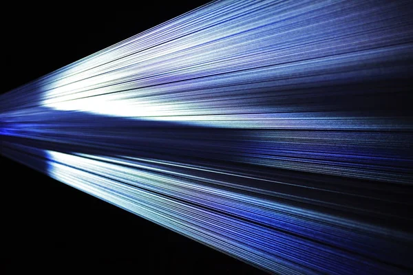 Rayo de luz colorido de una proyección de vídeo — Foto de Stock