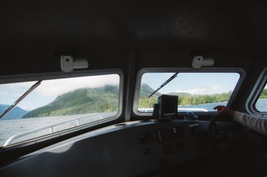 Tekne hareket panoramik görünüm