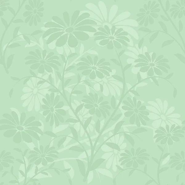 Patrón sin costura floral - ilustración vectorial — Archivo Imágenes Vectoriales