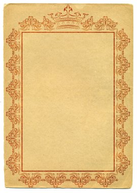 vintage çerçeve ile antika arka plan