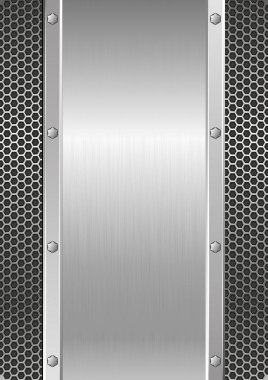 Metalik arka plan - vektör çizim