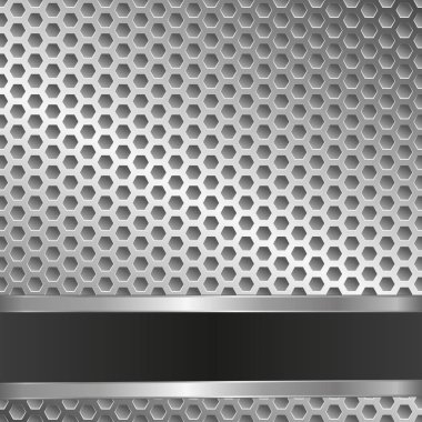 Metal arka plan - vektör çizim