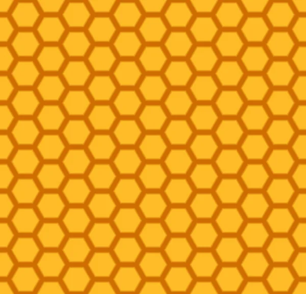 Honingraat achtergrond - vectorillustratie — Stockvector