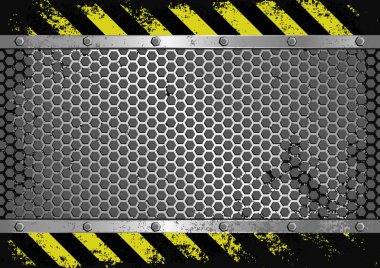 Metal arka plan - vektör çizim