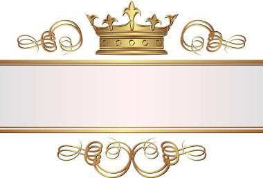 antika banner - vektör çizim