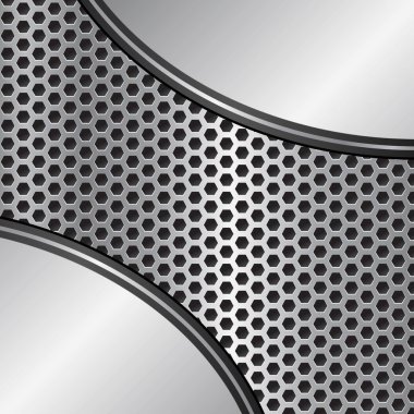 metal ackground - vektör çizim