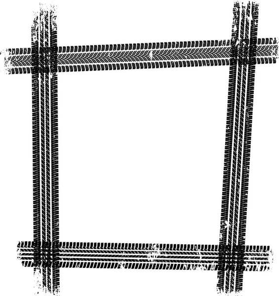 그런 지 타이어 트 레드-벡터 일러스트 레이 션 — 스톡 벡터