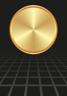 altın plak - vektör çizim