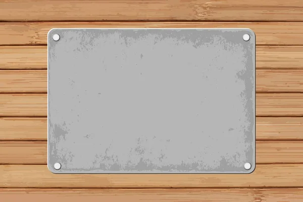 Grunge Plate - Vektorillustration — Stockvektor