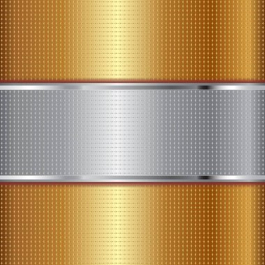 Metal arka plan - vektör çizim