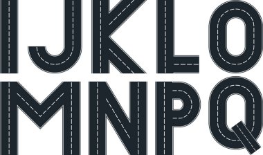 alfabe - vektör çizim