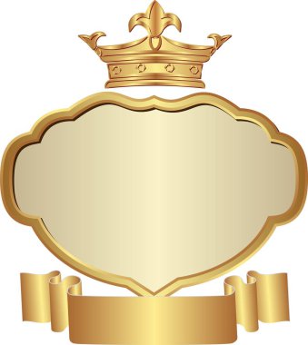 Kraliyet çerçeve - vektör çizim